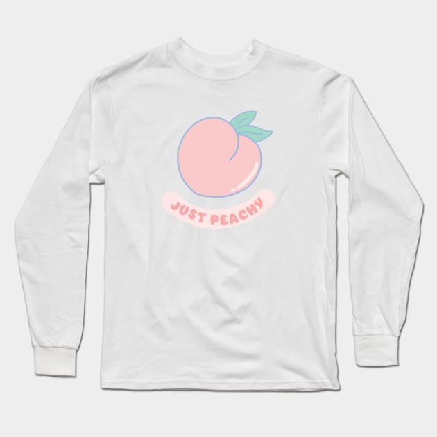 Just Peachy Long Sleeve T-Shirt by awesomesaucebysandy